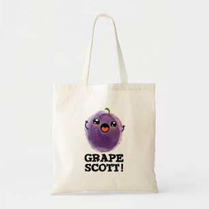 Bolsa Tote Grape Scott Funny Fruta Grape Pun