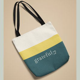 Bolsa Tote Grata | Design Premium de Listras de Ve