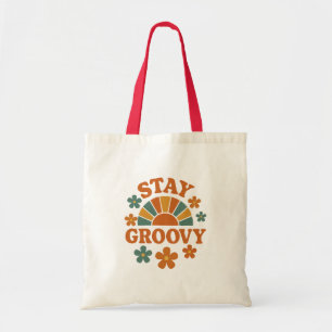 Bolsa Tote Grático Retro Sunshine Fique Groovy
