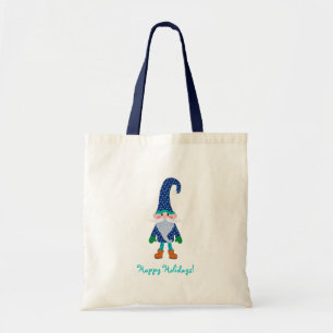 Bolsa Tote Grátis Blue Gnomo Natal