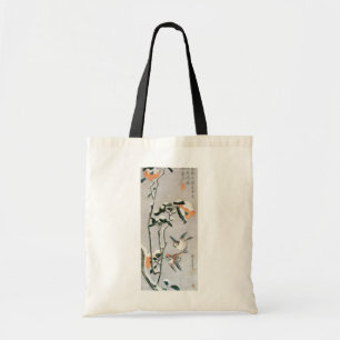 Bolsa Tote Graves e Camellia na neve por Ando Hiroshige