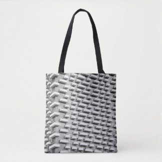 Bolsa Tote Gray concrete building