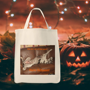 Bolsa Tote Great dane comeu demasiados doces do Dia das