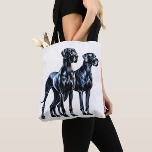 Bolsa Tote Great Danes Watercolor