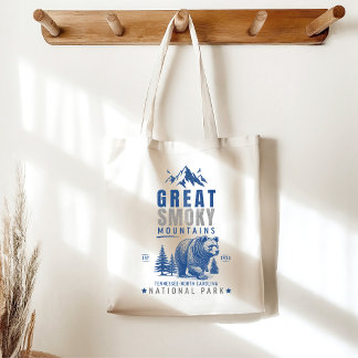 Bolsa Tote Great Smoky Mountains Vintage Bear – Souvenirs