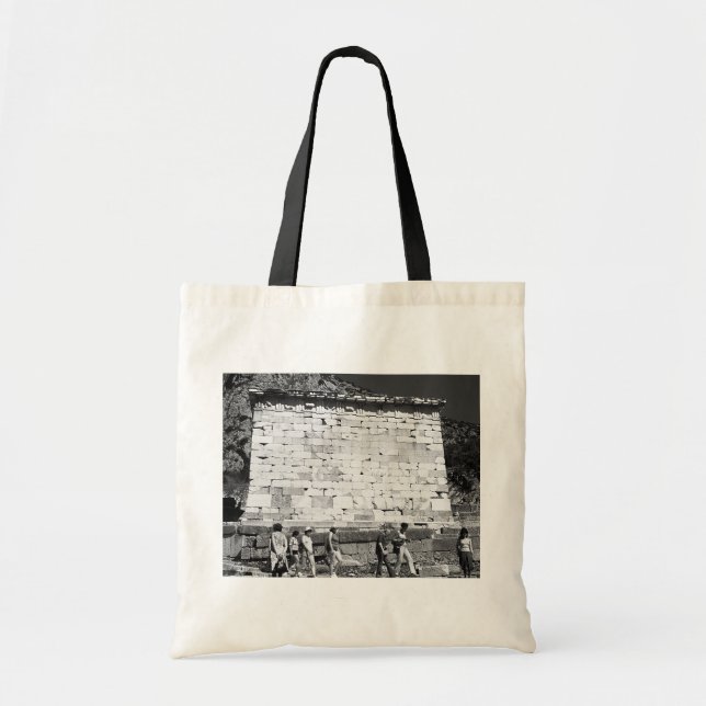 Bolsa Tote Grécia Delphi Athenian Treasury 1970 (Frente)
