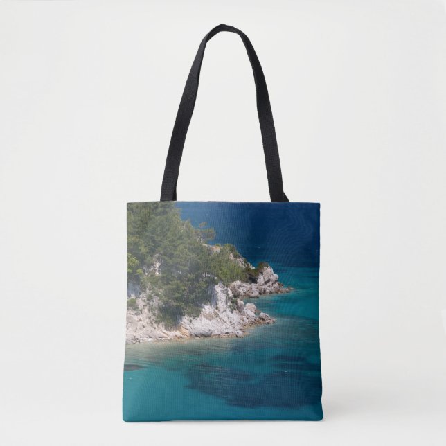Bolsa Tote GRÉCIA, Ilhas do Egeu Nordeste, SAMOS (Frente)