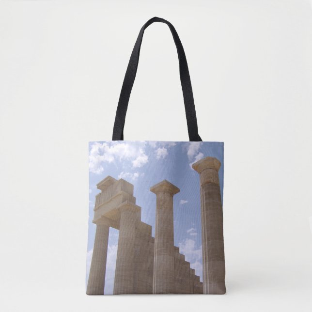 Bolsa Tote Grécia Lindos Acropolis Rhodes (Frente)