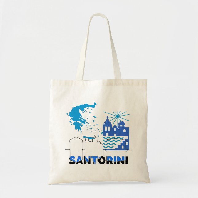 Bolsa Tote Grécia Santorini.b (Frente)