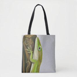Bolsa Tote Green Anole Lizard