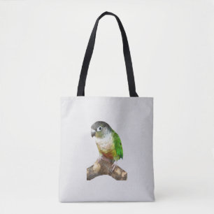 Bolsa Tote Green Cheek Conure
