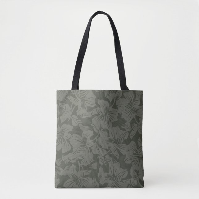 Bolsa Tote Green Floral seamless pattern backgroundabstract,  (Frente)