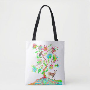 Bolsa Tote Green Heron e Deer