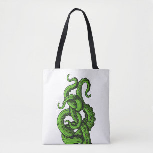 Bolsa Tote Green Tentacles