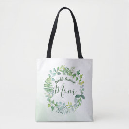 Bolsa Tote Greenery Wreath, a maior mãe do mundo