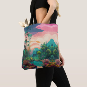 Bolsa Tote GreenForest Nature Love