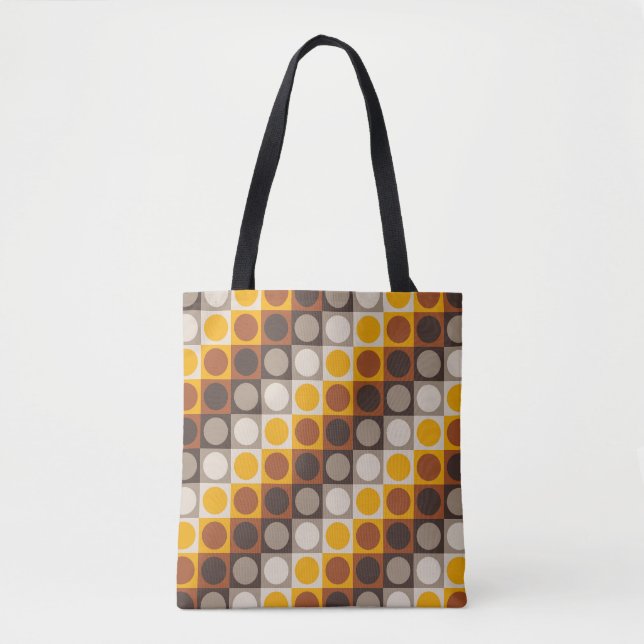 Bolsa Tote Grelha Polka de Chama Amber (Frente)