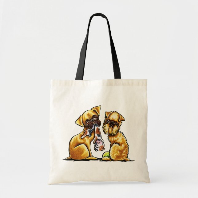 Bolsa Tote Grelhas E Brinquedos (Frente)