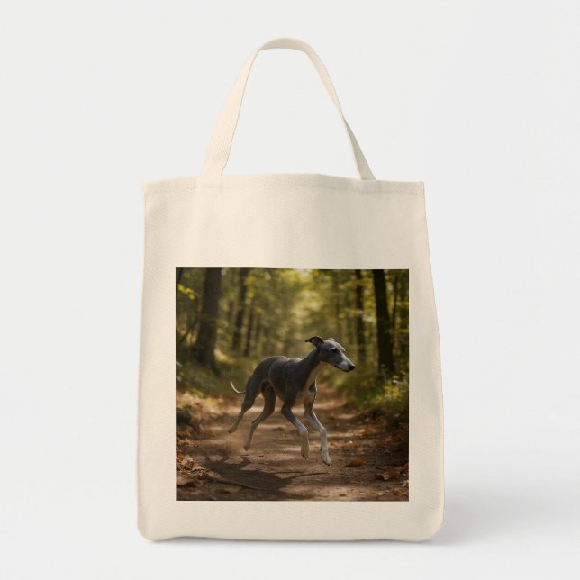 Bolsa Tote Greyhound Elegant Grocery Tote Bag (Frente)