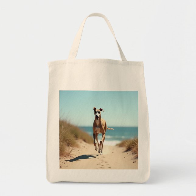 Bolsa Tote Greyhound Elegant Grocery Tote Bag (Frente)