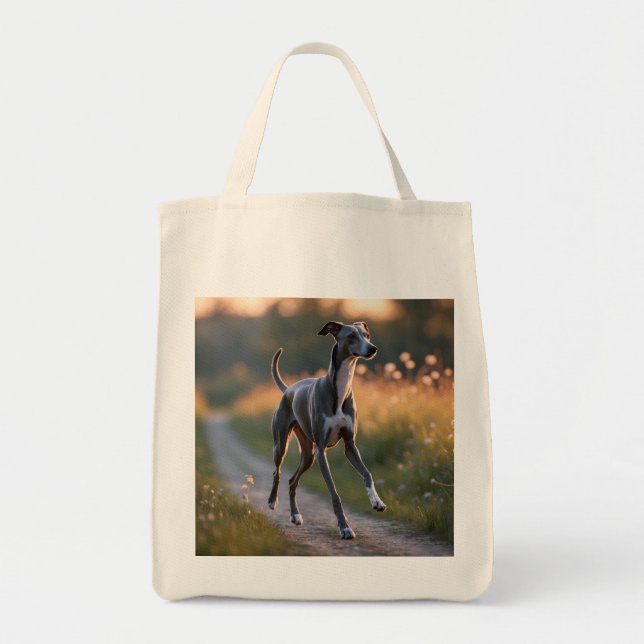Bolsa Tote Greyhound Elegant Grocery Tote Bag (Frente)