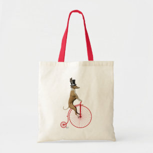 Bolsa Tote Greyhound em Red Penny Farthing