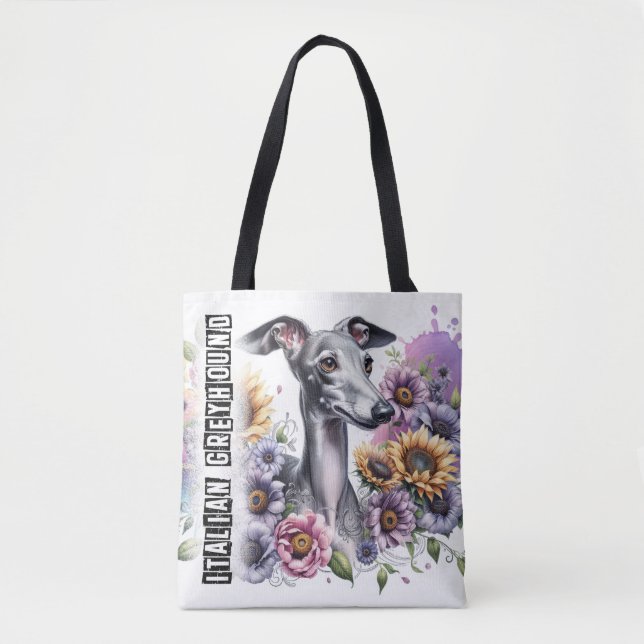Bolsa Tote Greyhound Italiano (Frente)