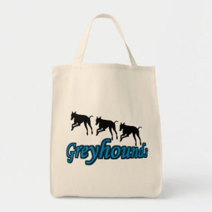 Bolsa Tote Greyhound Silhouettes Cão
