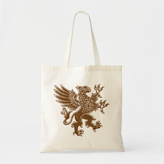 Bolsa Tote Griffin - Castanho-da-Noz (Frente)
