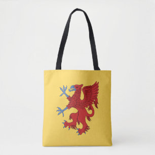 Bolsa Tote Griffin Rampant Gules