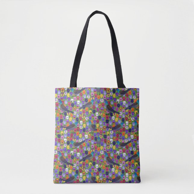 Bolsa Tote grilhões e picos (Frente)