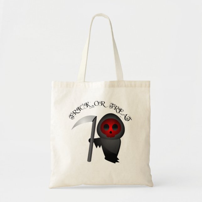 Bolsa Tote Grim Reaper - Kids Halloween Bag (Frente)