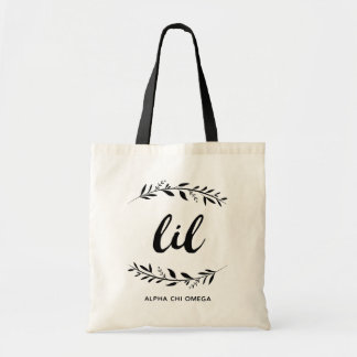 Bolsa Tote Grinalda alfa de Omega | Lil do qui