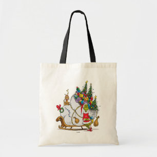 Bolsa Tote Grinch Clássico Grinch & Max com Trenó