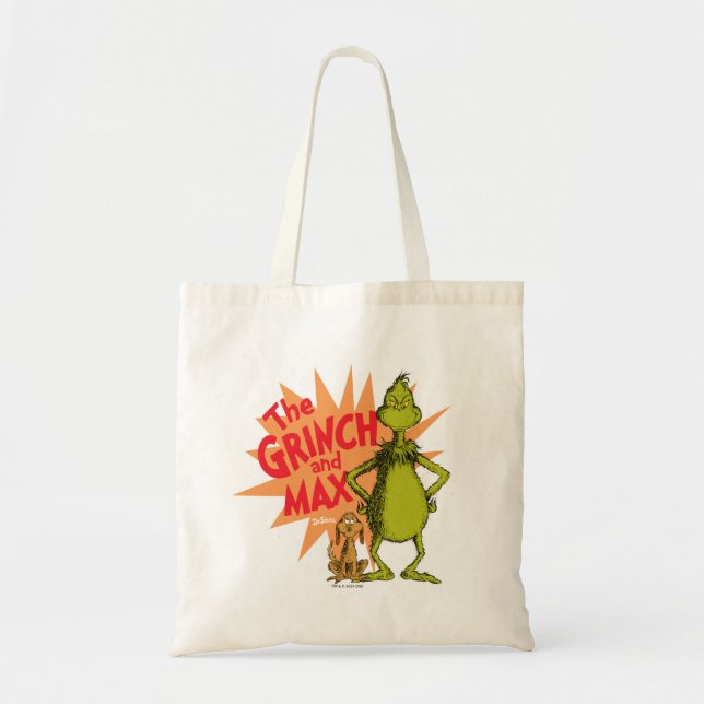 Bolsa Tote Grinch | Grinch & Max Starburst (Frente)
