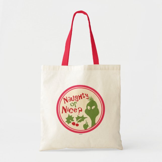 Bolsa Tote Grinch - Mal ou Bem? (Frente)