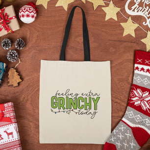 Bolsa Tote Grinch Me Sentindo Extra Grinchy Hoje 4