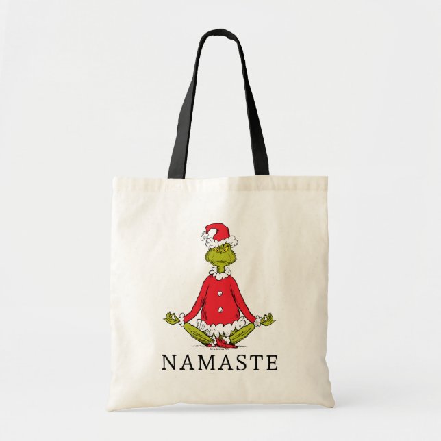 Bolsa Tote Grinch | Namaste Papai Noel (Frente)