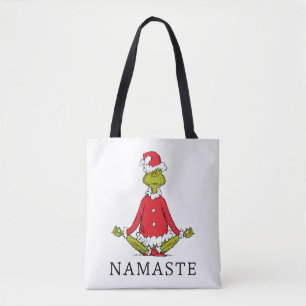 Bolsa Tote Grinch Namaste Papai Noel