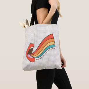Bolsa Tote Grite ao Compro Lorde Retro Cristão