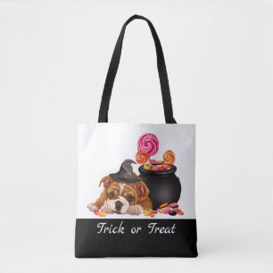 Bolsa Tote Grito ou Tratar Cânus Doces Personalizado