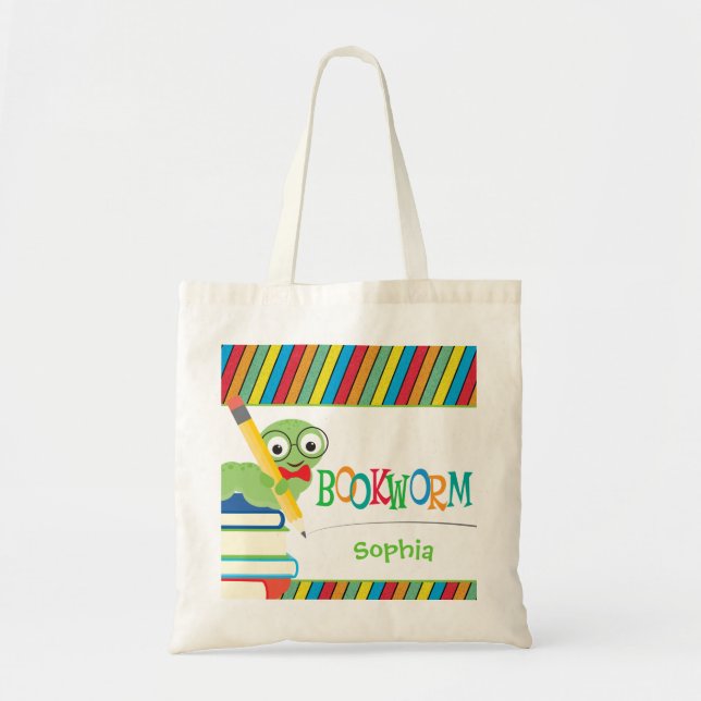 Bolsa Tote Grito Sentado em Livros Personalizado (Frente)