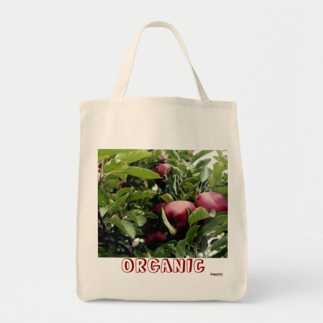 Bolsa Tote Grocería de Maçãs Orgânicas (Frente)