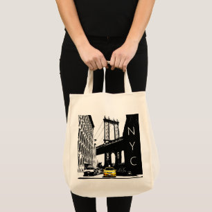 Bolsa Tote Grocería de Nova Iorque Nyc de Taxi Amarelo Brookl