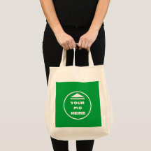Grocery Tote Bag - Adicionar a sua imagem