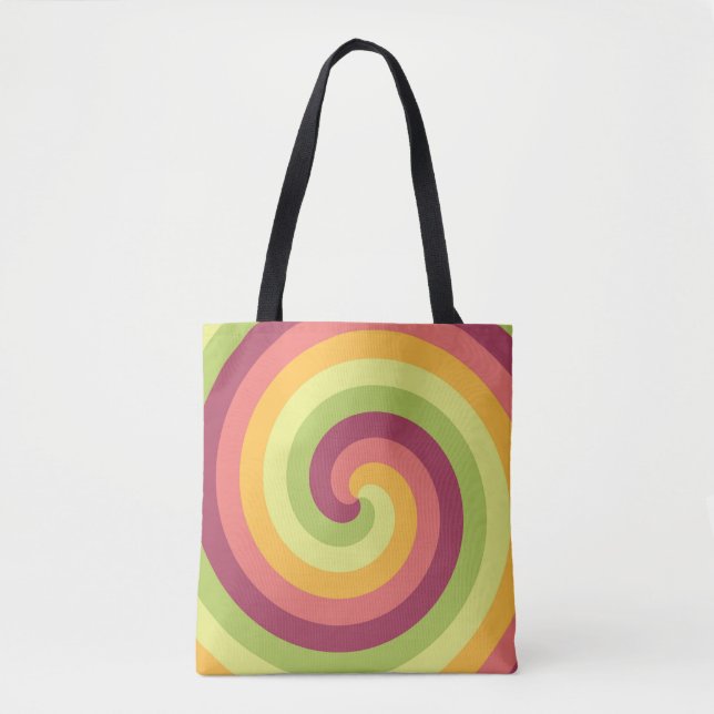 Bolsa Tote Groovy Citrus Swirl (Frente)