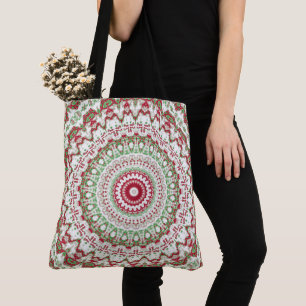 Bolsa Tote Groovy Funky Tie Dye Natal Boho Hippie Mandala