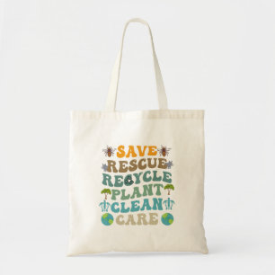 Bolsa Tote Groovy Salve Abelhas Resgate Animais Recicle Dia d