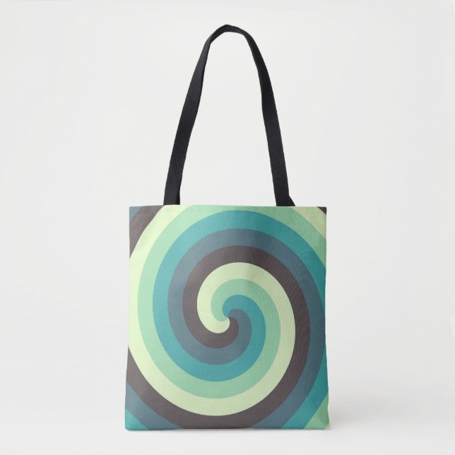 Bolsa Tote Groovy Swirl (Frente)