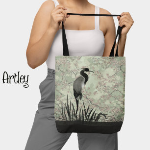 Bolsa Tote Grua-flor-de-cereja japonesa